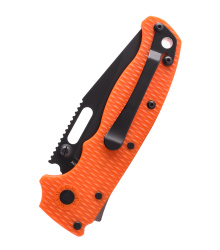 Taschenmesser Demko AD20.5 Clip Point, Orange, DLC