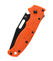 Taschenmesser Demko AD20.5 Clip Point, Orange, DLC