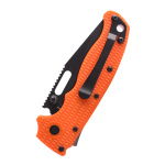 Taschenmesser Demko AD20.5 Clip Point, Orange, DLC