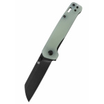 Penguin, D2 schwarze stonewashed Klinge, Jade G10 Griff