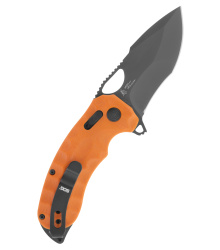 Taschenmesser Kiku XR LTE - Orangenes G10 + Karbon, SOG