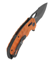 Taschenmesser Kiku XR LTE - Orangenes G10 + Karbon, SOG