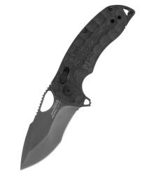 Taschenmesser Kiku XR LTE - Blackout Micarta + Karbon, SOG