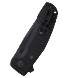 Taschenmesser SOG-TAC XR Blackout, Teil-Wellenschliff