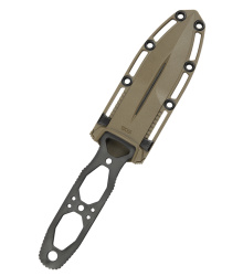 Feststehendes Messer Pentagon FX - Flat Dark Earth, SOG