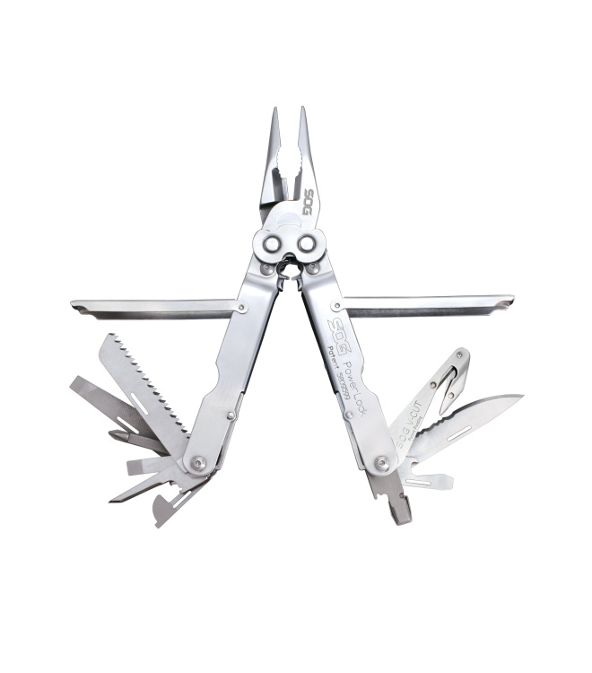 Multitool Powerlock, Satiniert, SOG