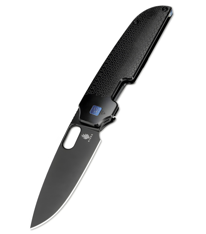 Kizer Knives Taschenmesser Varatas, Titan, schwarze Klinge