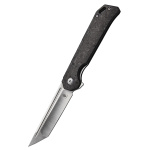 Kizer Knives Taschenmesser Begleiter, Carbon, satinierte Klinge