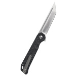 Kizer Knives Taschenmesser Begleiter, Carbon, satinierte Klinge