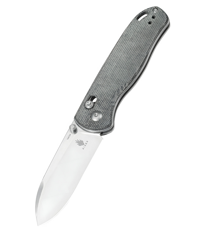 Kizer Knives Taschenmesser Drop Bear, Micarta, stonewashed