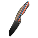 Kizer Knives Taschenmesser Towser K, Serape, G10-Griff, schwarze Klinge