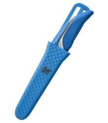 Titanium Nitride Bonded Serrated Net Knife w/Sheath"