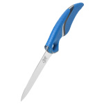 Titanium Nitride Bonded Serrated Net Knife w/Sheath"