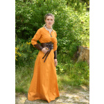 Leichtes Mittelalterkleid Milla, Wikingerkleid, senfgelb