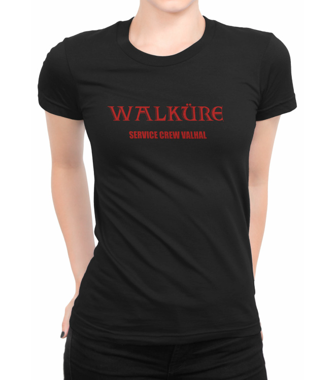 Girlie-Shirt: Walküre - Service Crew Valhal