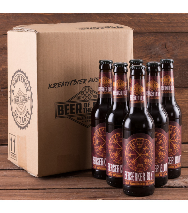 Berserker Blut - Trunk aus Bier und Kirschwein, 0,33l Flasche - Wacken Brauerei