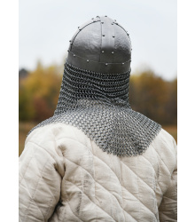 Vendelhelm mit Kettenbrünne, 1,2 mm Stahl