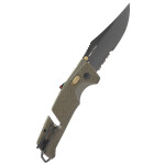 SOG TRIDENT AT - OLIVE DRAB Teilwellenschliff, Taschenmesser