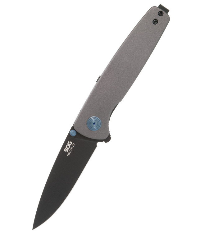 SOG TWITCH III - GUNMETAL GRAY, BLUE, BLACK, Taschenmesser