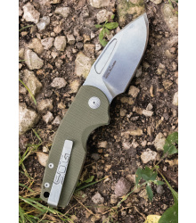 SOG STOUT SJ, OD GREEN + STONEWASH, Taschenmesser