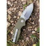 SOG STOUT SJ, OD GREEN + STONEWASH, Taschenmesser