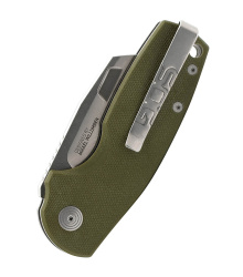 SOG STOUT SJ CLEAVER, OD GREEN + STONEWASH, Taschenmesser