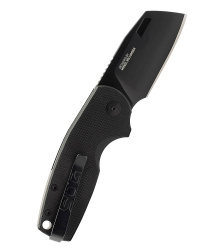 SOG STOUT SJ CLEAVER, BLACKOUT, Taschenmesser