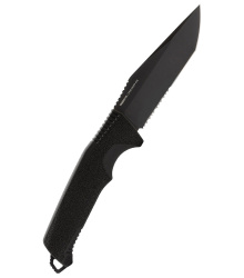 SOG TRIDENT FX, BLACKOUT, PARTIALLY SERRATED, Feststehendes Messer