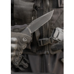 SOG TRIDENT FX, BLACKOUT, PARTIALLY SERRATED, Feststehendes Messer