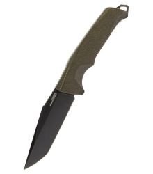 SOG TRIDENT FX, OD GREEN, STRAIGHT EDGE, Feststehendes Messer