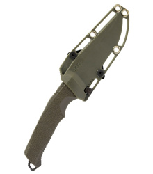 SOG TRIDENT FX, OD GREEN, STRAIGHT EDGE, Feststehendes Messer