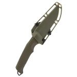 SOG TRIDENT FX, OD GREEN, STRAIGHT EDGE, Feststehendes Messer