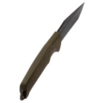 SOG TRIDENT FX, OD GREEN, PARTIALLY SERRATED, Feststehendes Messer