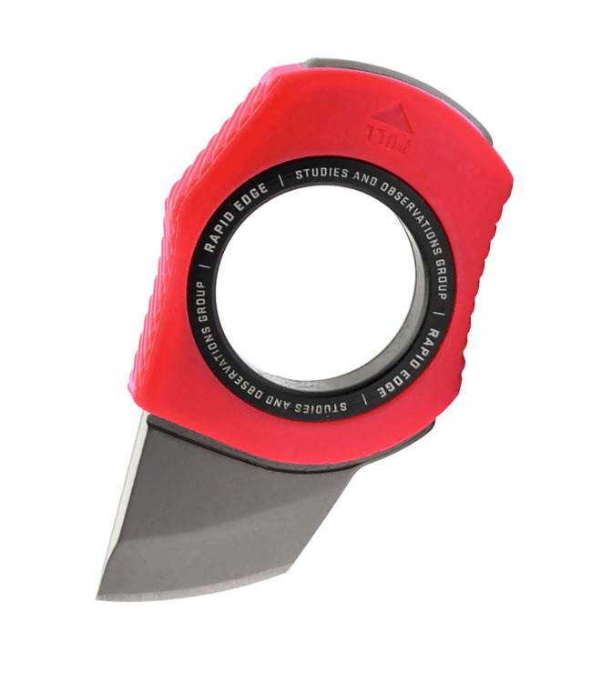 SOG RAPID, RESCUE RED, Feststehendes Messer