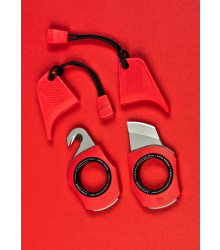 SOG RAPID, RESCUE RED, Feststehendes Messer