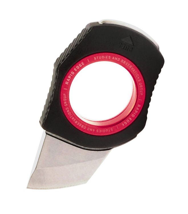 SOG RAPID, BLACK + RED, Feststehendes Messer