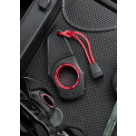 SOG RAPID, BLACK + RED, Feststehendes Messer