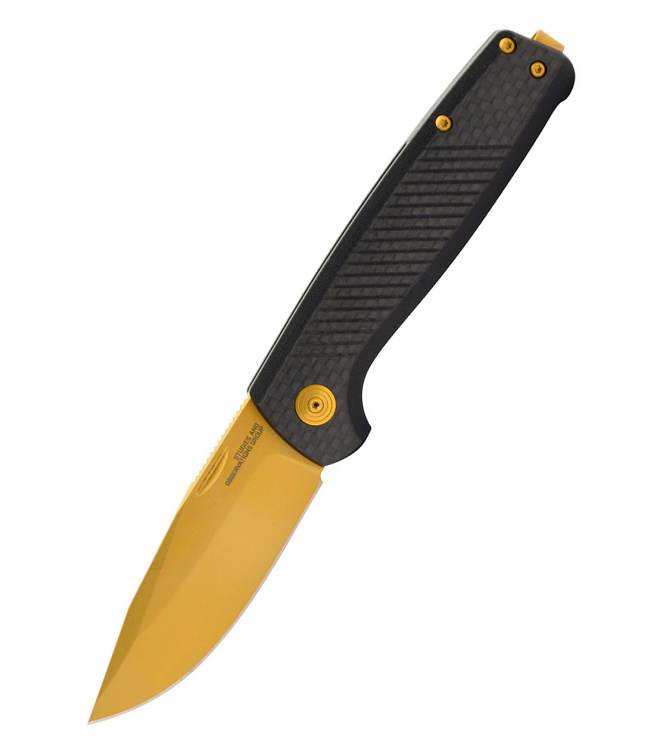 SOG TERMINUS SJ LTE, CARBON + GOLD, Taschenmesser