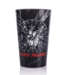 Wacken Brauerei Kunststoffbecher Vegvisir, 0,3l geeicht