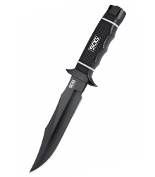 SOG TECH BOWIE, BLACK TINI, Feststehendes Messer