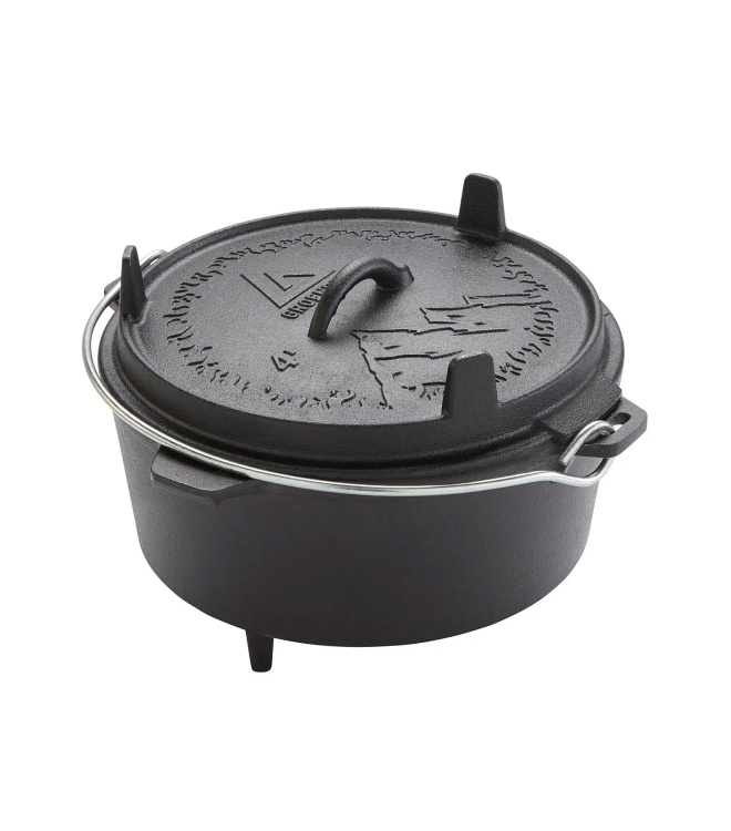 Dutch Oven 4l, Gusseiserner Topf 25 cm