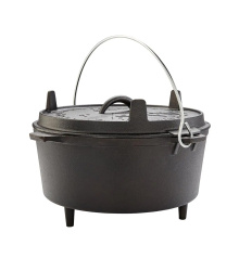 Dutch Oven 7l, Gusseiserner Topf 30 cm