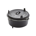 Dutch Oven 7l, Gusseiserner Topf 30 cm