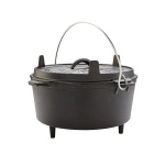 Dutch Oven 7l, Gusseiserner Topf 30 cm