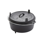 Dutch Oven 10l, Gusseiserner Topf 33 cm