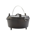 Dutch Oven 10l, Gusseiserner Topf 33 cm