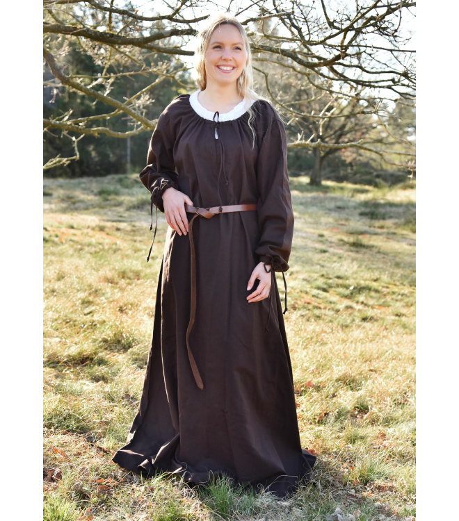 Mittelalterkleid, Unterkleid Ana, braun