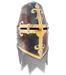 Topfhelm der Rieter von Kornburg, Nürnberg um 1375,...