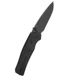 QSP VAULT BLACK STONEWASHED, Taschenmesser