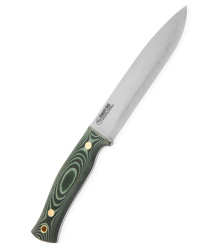 Casström, SWEDISH FOREST KNIFE NO. 14, GREEN MICARTA